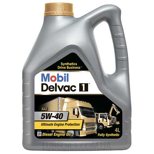 Mobil Delvac 1 5W-40 4л.