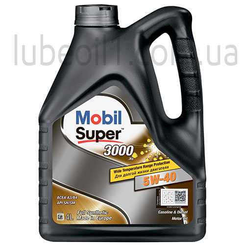 Mobil Super 3000 5W-40 4л.